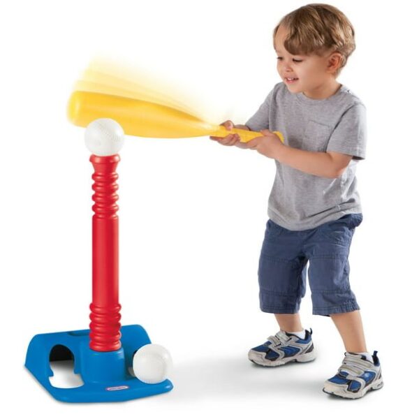 Little Tikes TotSports Kids T-Ball Set with Bat and 2 Balls