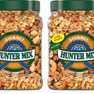 Southern Style Nuts Gourmet Hunter Mix, 23 Ounces, Sesame Sticks, Peanuts, Sunflower Kernels, Almonds, Cashews, and Pepitas (Pack of 2)